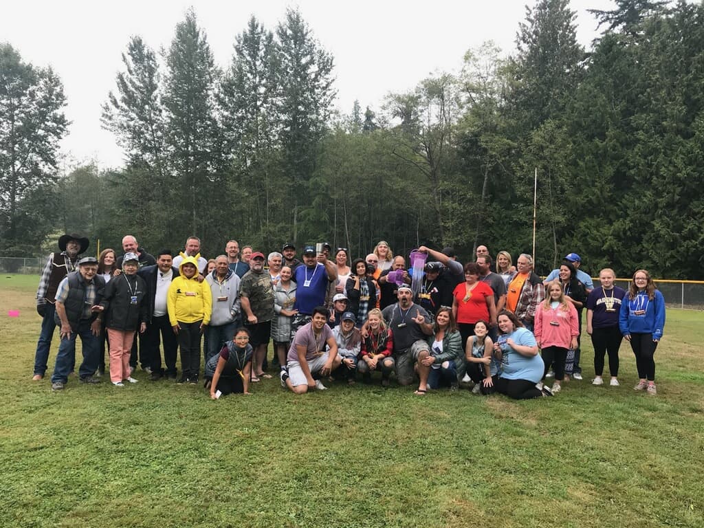 Cuz Concrete team gathered for a group photo outdoors