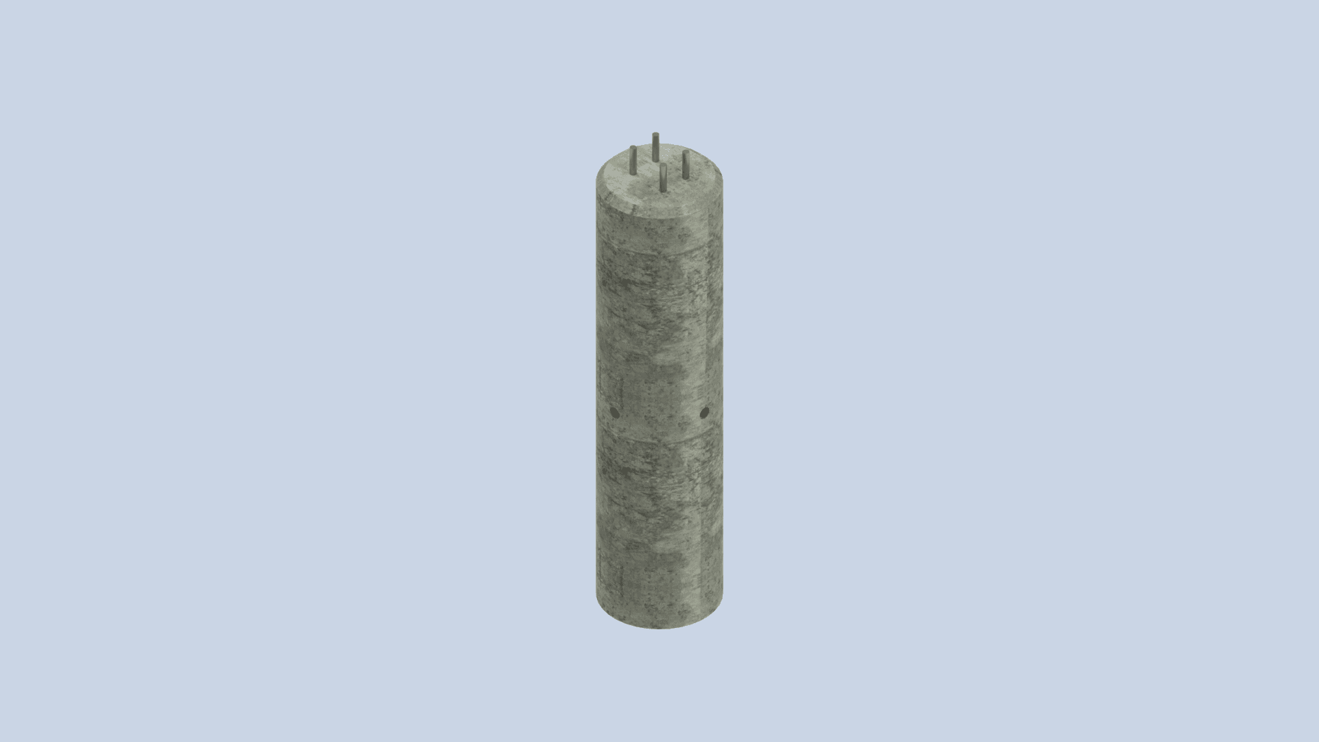 12" Light Pole Base